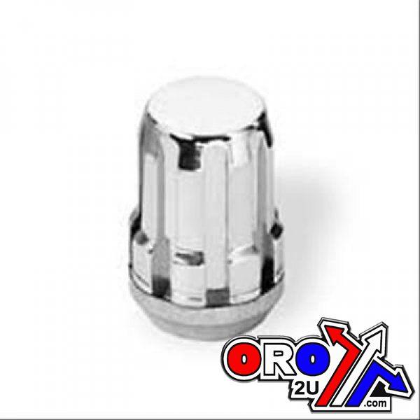 LUG NUT M12-1.5 BEV/SPLINED, LUGP-10 BEVELED CHROME thumbnail 4