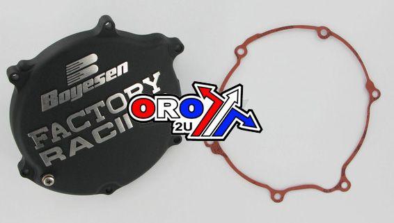 CLUTCH COVER 03-07 KX125 BLACK, BOYESEN CC-11AB thumbnail 2