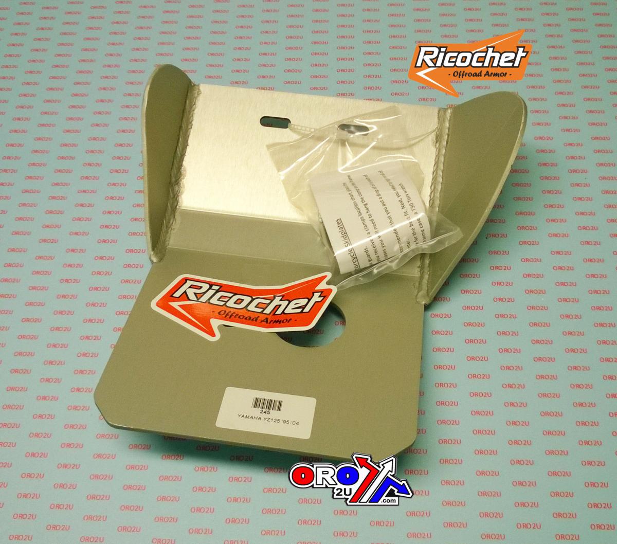 SKID PLATE HD ALUMINIUM ENDURO 95-04 YAMAHA YZ 125, 245 RICOCHET thumbnail 2