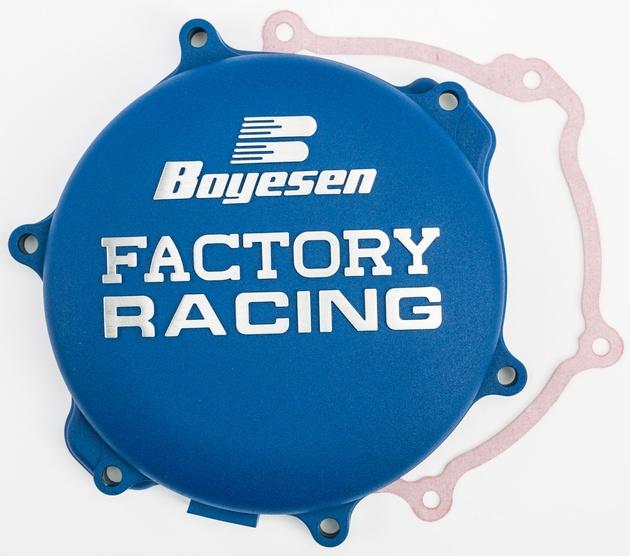 CLUTCH COVER 05-25 YZ125, BOYESEN CC-33L BLUE thumbnail 2