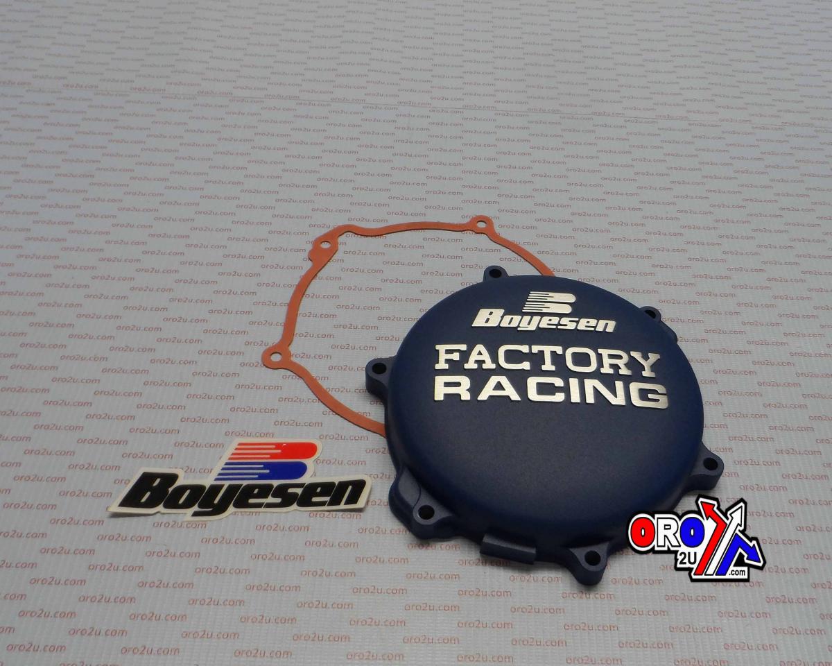 CLUTCH COVER 05-25 YZ125, BOYESEN CC-33L BLUE thumbnail 3