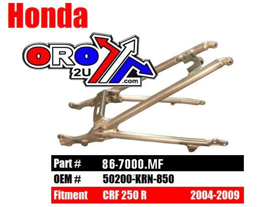 SUBFRAME REAR 2006-2009 HONDA CRF250R ALUMINIUM 50200-KRN-850 280530 thumbnail 2