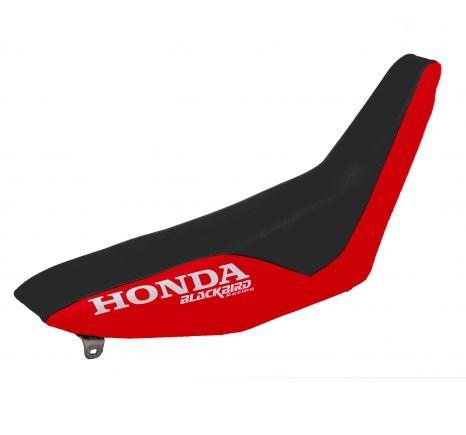 92-97 CR125/CR250 BLACKBIRD, TRADITIONAL SEAT COVER BLK/RED, 1104/03 image 1