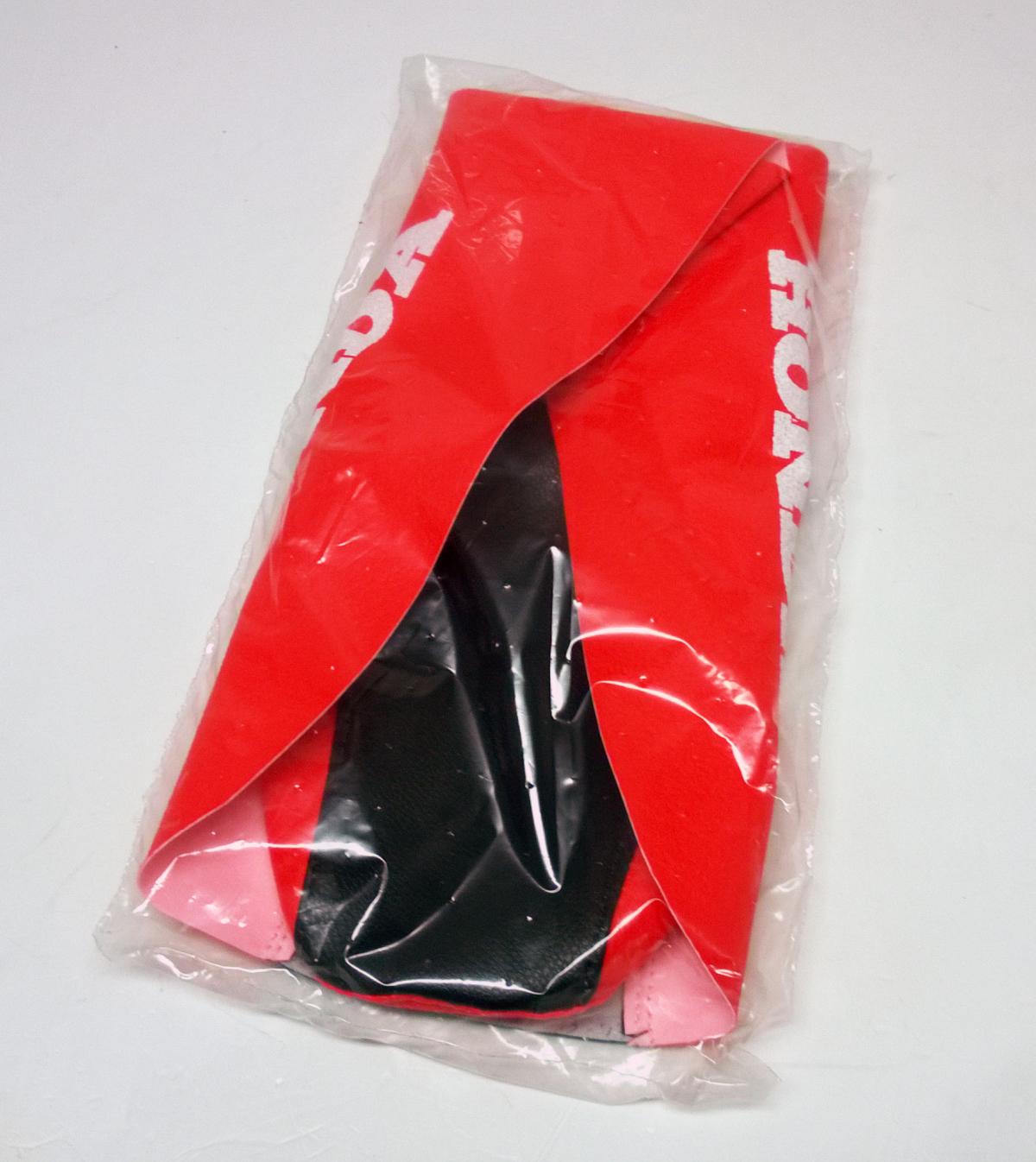 89-97 CR125/CR250 SEAT COVER, BLACK/RED 2-TONE HONDA thumbnail 2