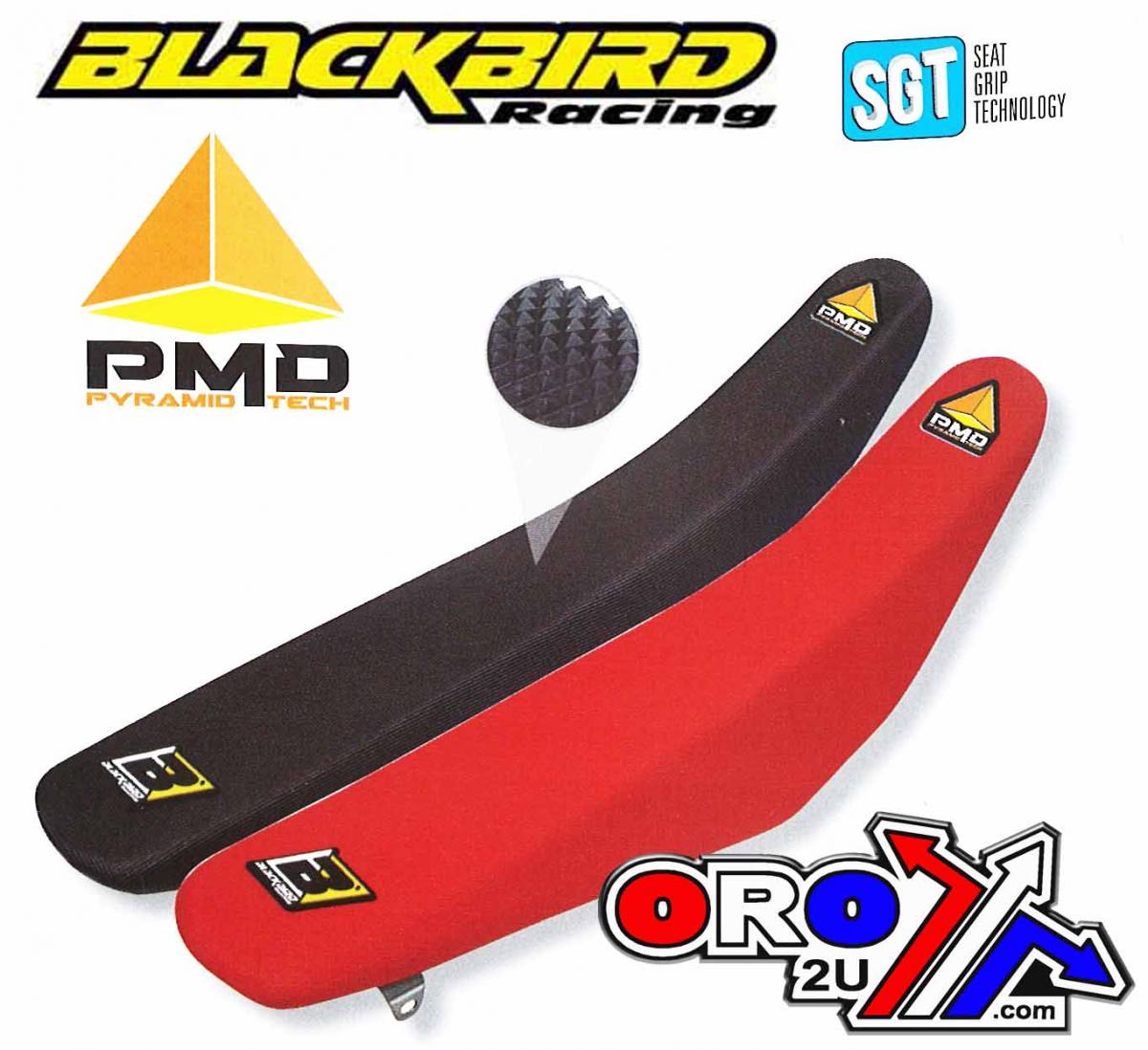 92-96 CR125/CR250 PYRAMID RED, SEAT COVER BLACKBIRD 1131G/01 image 1