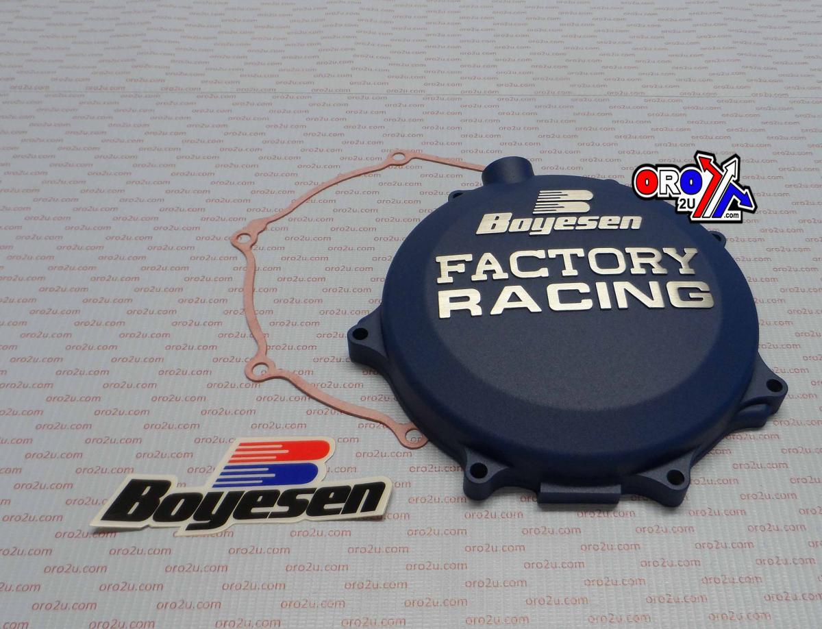 CLUTCH COVER 06-15 KX450F, BOYESEN CC-18L BLUE thumbnail 2