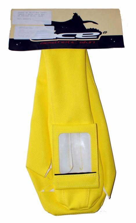 98-02 YZ/WR250-400 YELLOW SEAT, COVER YAMAHA, POCKET image 1