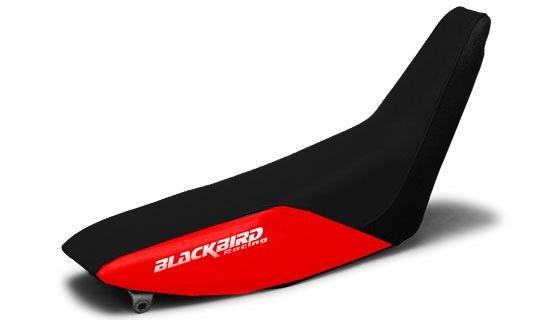 96-05 XR400 BLACK/RED 1101/03, BLACKBIRD SEAT COVER image 1