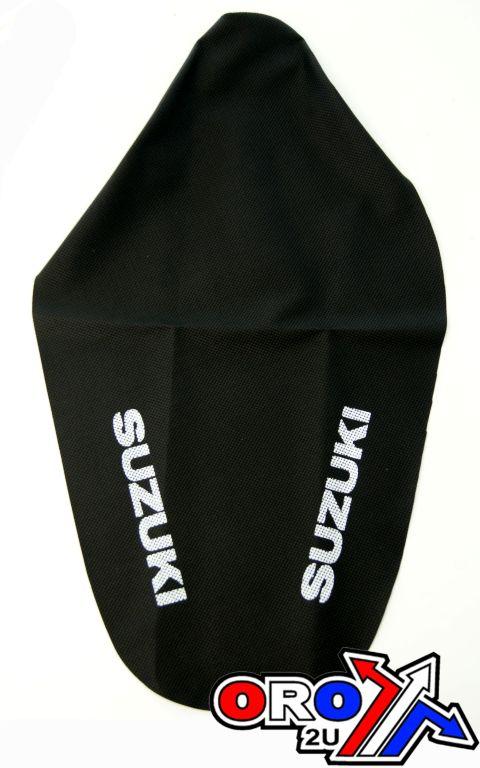 01-08 RM125/250 GRIP COVER, SUZUKI BLACK WAMC image 1