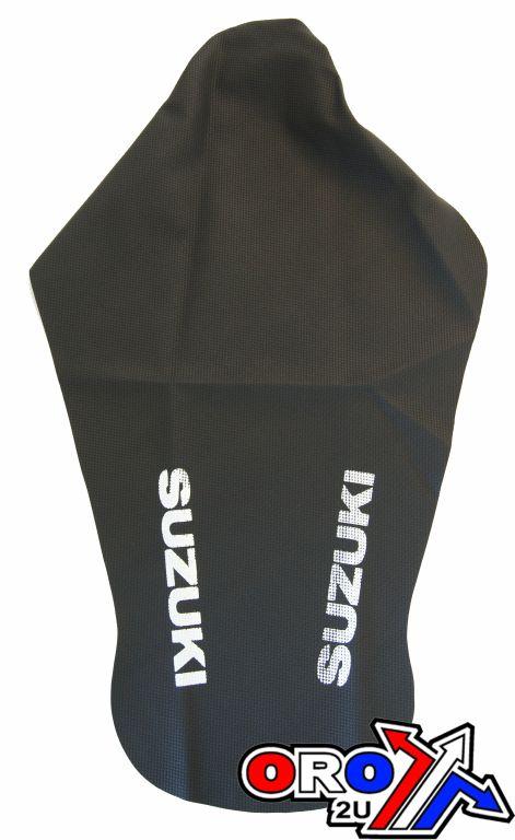 04-06 RMZ250 GRIP SEAT COVER, SUZUKI GRIPPER BLACK image 1