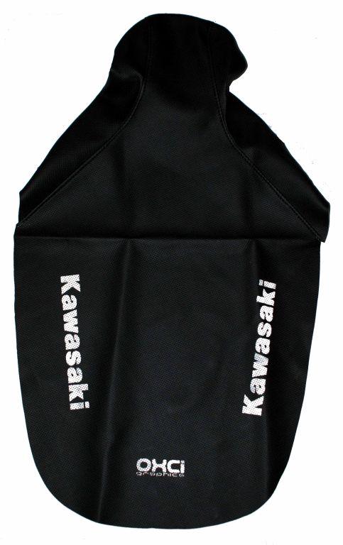 KLR650 BLACK SEAT COVER BLACK, GRIP KAWASAKI image 1