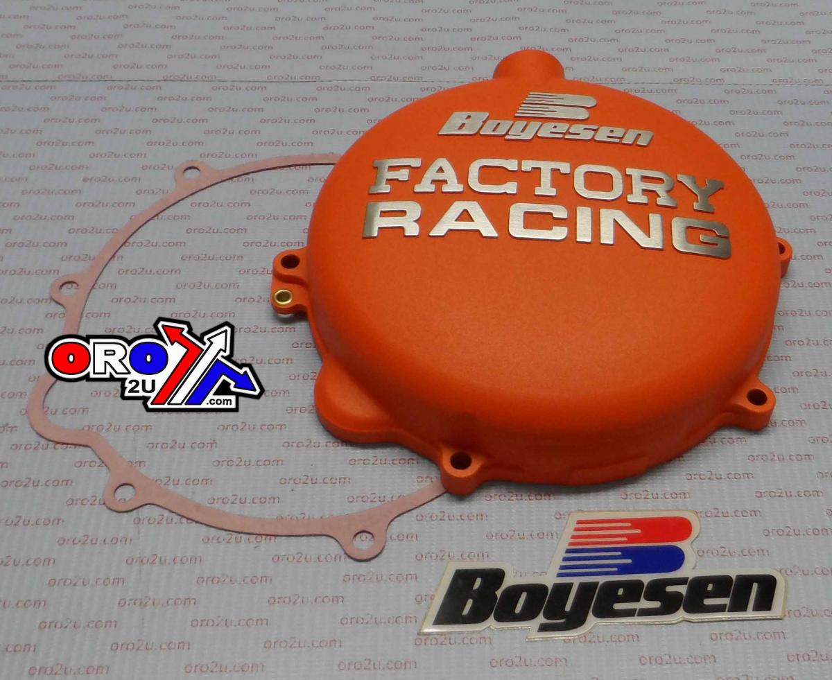 CLUTCH COVER 03-13 KTM250SX, BOYESEN CC-42ORG ORANGE thumbnail 2