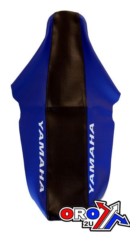 03-04 WRF250-450 2-TONE COVER, SEAT YAMAHA BLACK / BLUE image 1