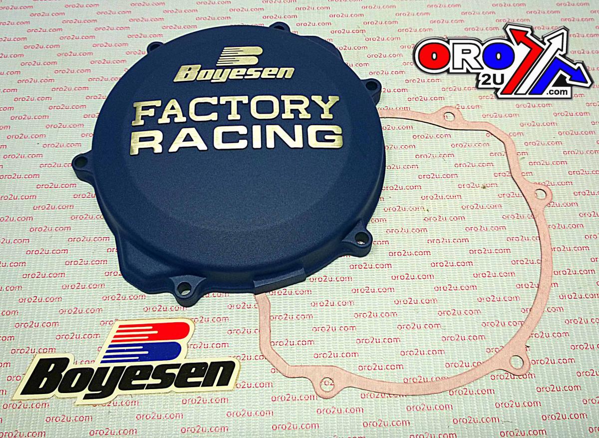 CLUTCH COVER 99-25 YZ250, BOYESEN CC-32AL BLUE thumbnail 2