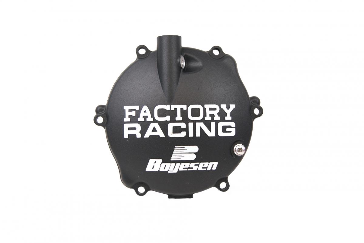 CLUTCH COVER YZ125 94-04 BLACK, BOYESEN CC-31B image 1