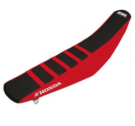 CRF250 CRF450 ZEBRA RED/BLK, 2018 DESIGN ONLY 5 STRIPES, SEAT COVER BLACKBIRD 1147Z image 1