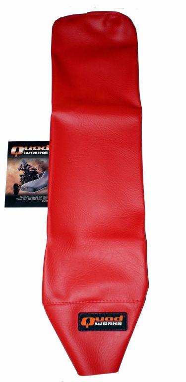 86-89 TRX250R SEAT COVER RED, HONDA image 1