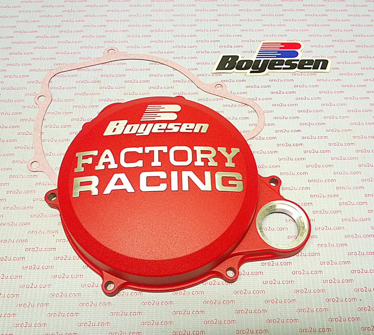 CLUTCH COVER 10-17 CRF250R, BOYESEN CC-07AR RED thumbnail 2