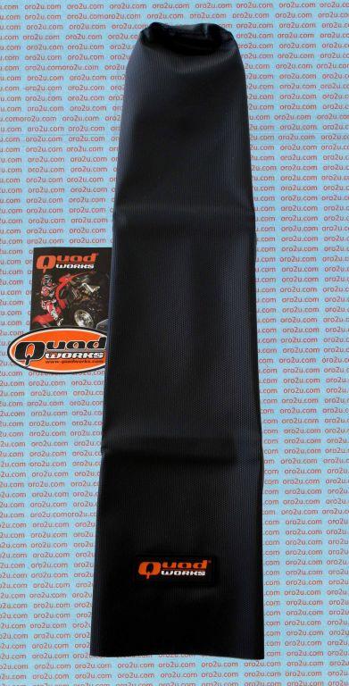SEAT COVER 03-08 KFX LTZ400, BLACK GRIPPY image 1