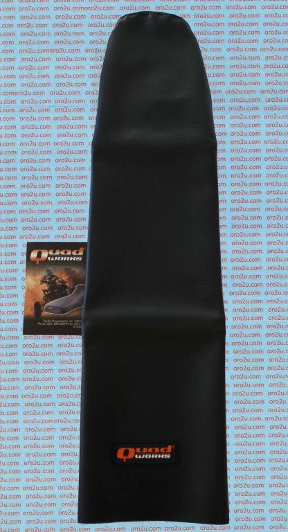 SEAT COVER 03-08 KFX LTZ400, STD SMOOTH BLACK image 1