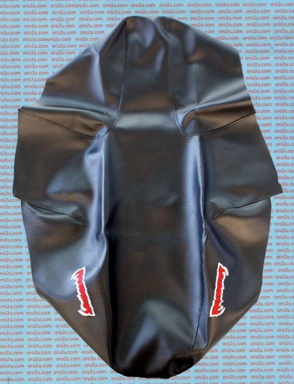 03-06 PREDATOR BLACK CARBON, ATV SEAT COVER image 1
