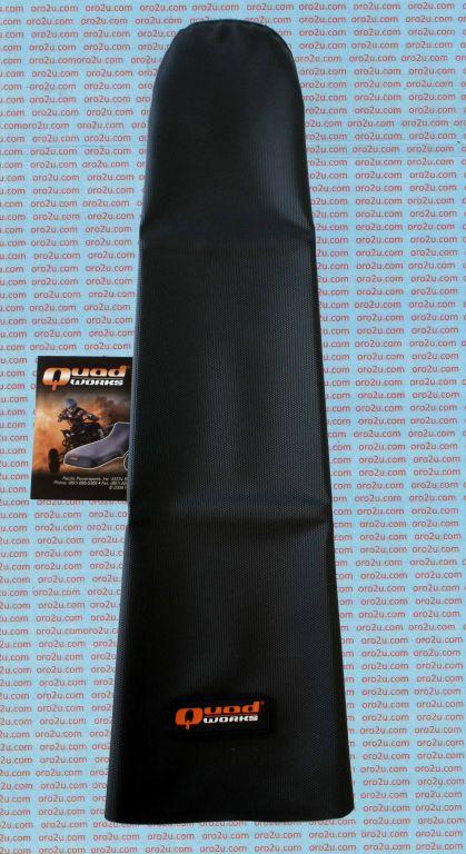06-09 TRX250EX SEAT COVER GRIP, BLACK image 1