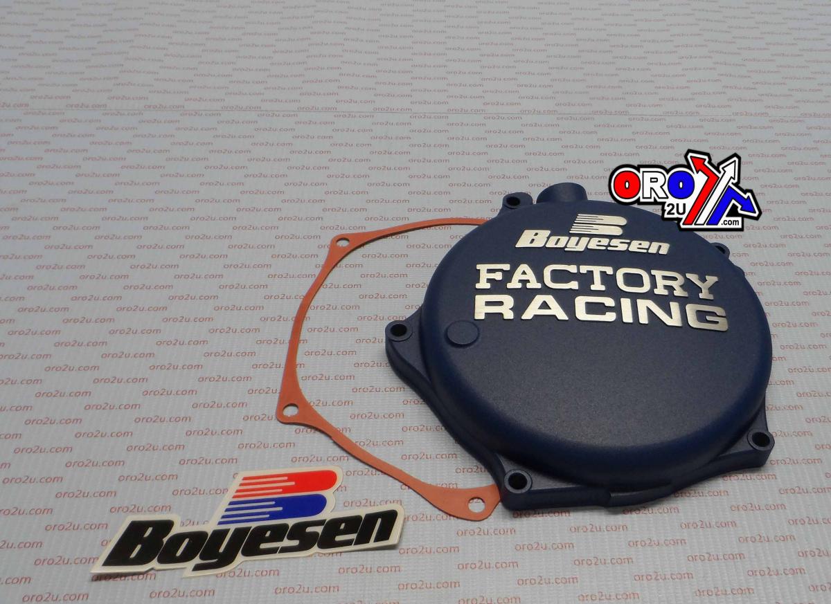 CLUTCH COVER 09-20 KX250F, BOYESEN CC-17AL BLUE thumbnail 2