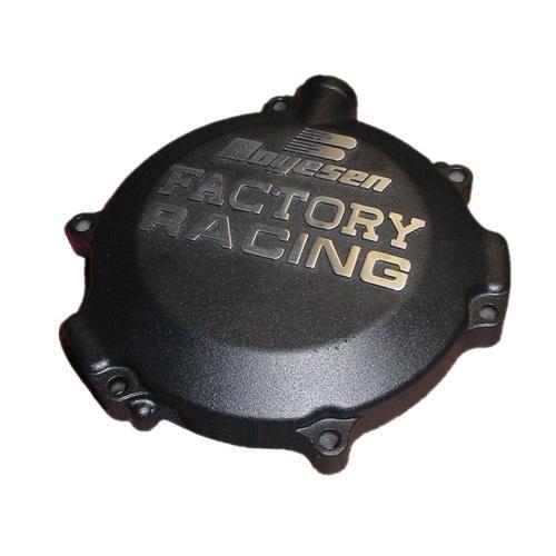 CLUTCH COVER 01-25 KX85/100/112, BOYESEN CC-10B BLACK