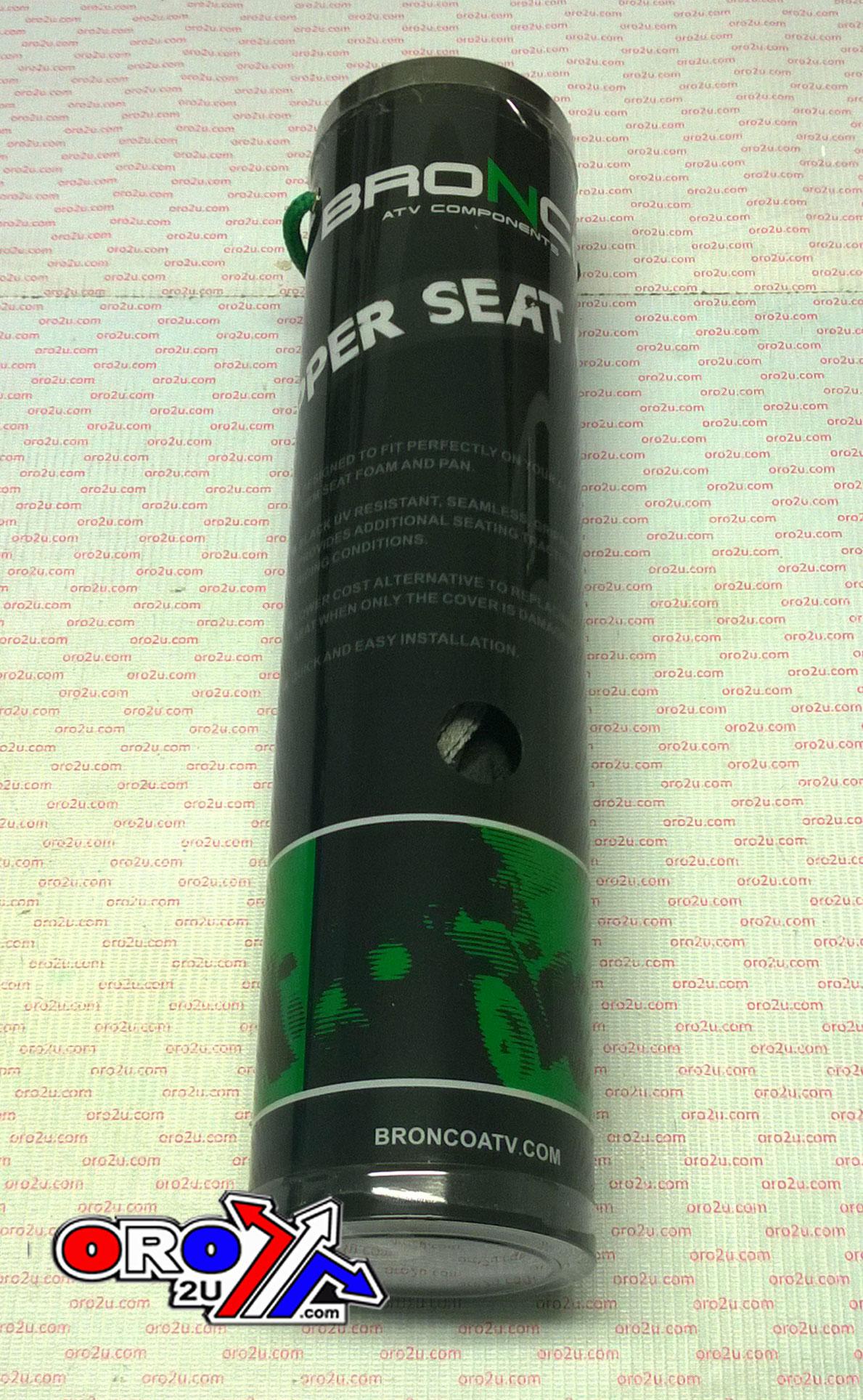 SEAT COVER KFX 80 ONLY BLACK, BRONCO AT-04622 GRIPPER, 332196 (Does not fit LT80) thumbnail 2