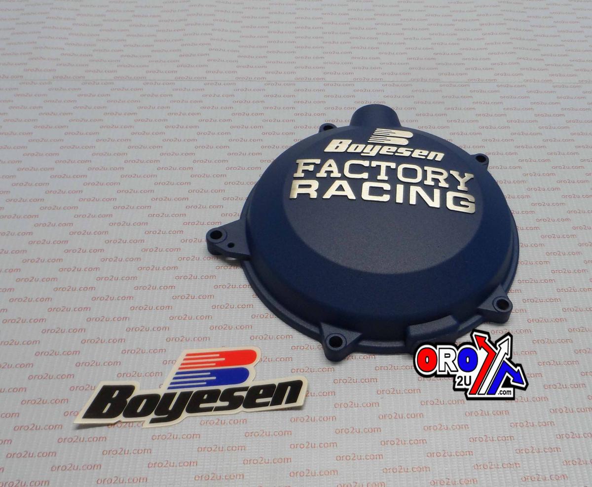 CLUTCH COVER 13-15 KTM 450 SXF, BOYESEN CC-45L BLUE thumbnail 2