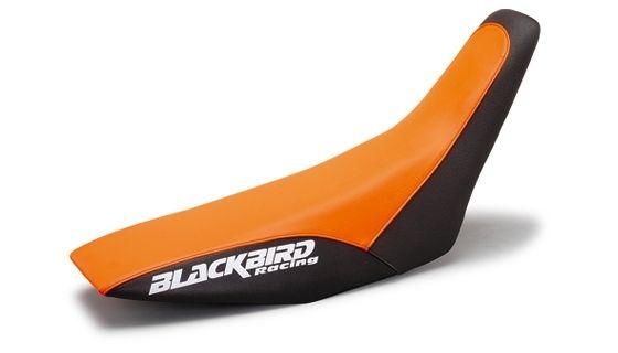 93-97 KTM 2 STROKE ORANGE/BLACK SEAT COVER, BLACKBIRD 1500/03 image 1