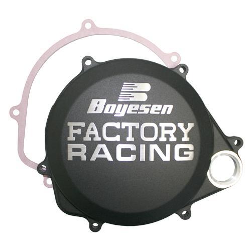 CLUTCH COVER 17-25 CRF450R/RX, BOYESEN CC-06CB BLACK image 1