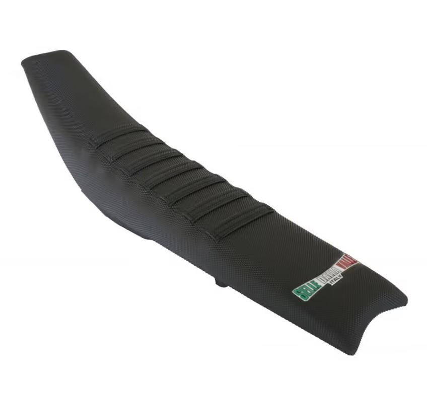 FACTORY SEAT COVER SELLE DALLA VALLE BLACK, ATHENA SDV008F HUSKY 125-510CC 16-19 image 1