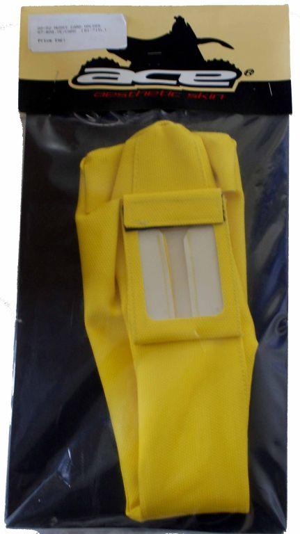 00-02 HUSKY CARD HOLDER YELLOW, HUSQVARNA SEAT COVER thumbnail 2