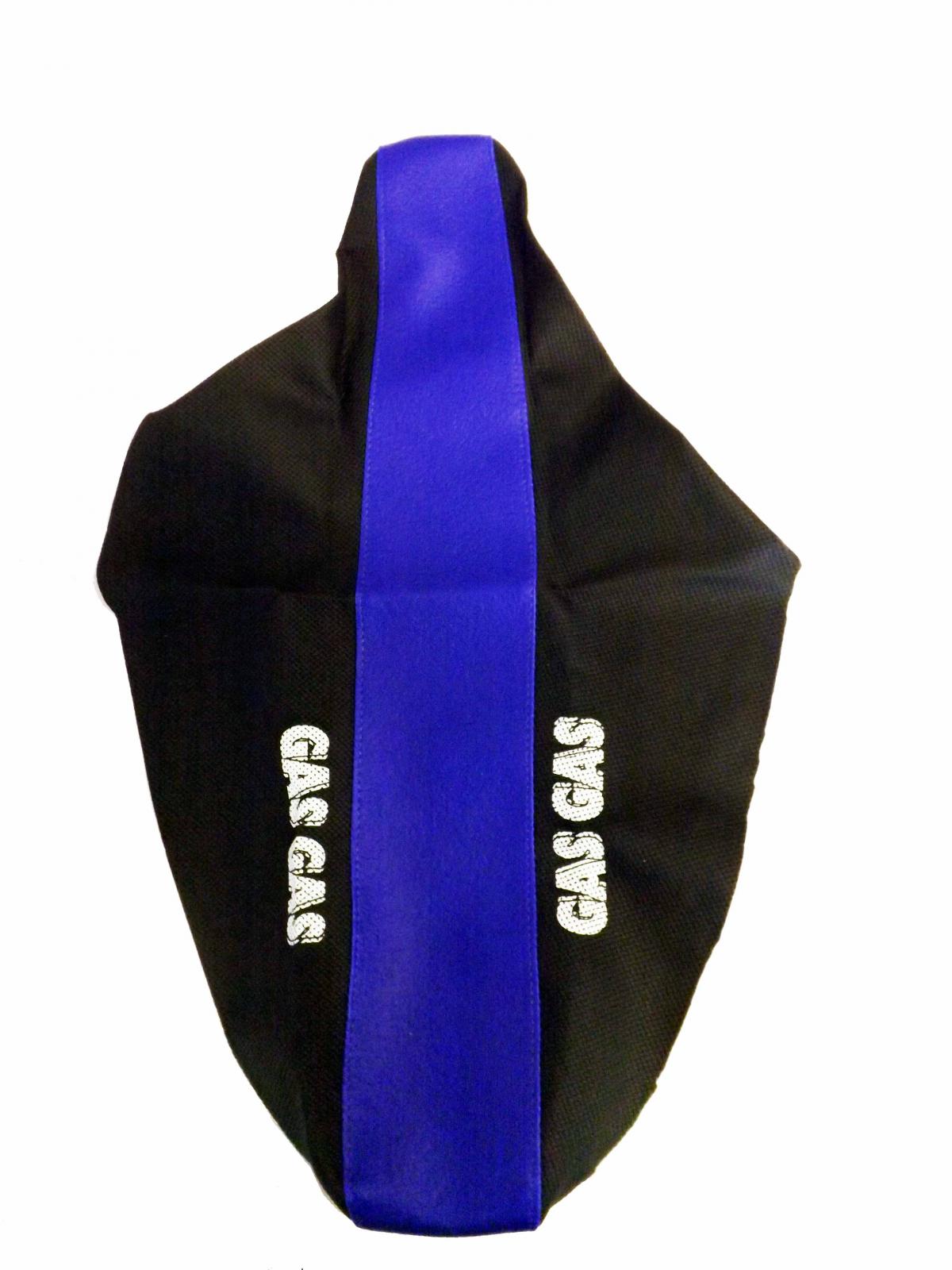 97-03 GASGAS 2-TONE SEAT COVER, BLUE / BLACK WAMC image 1