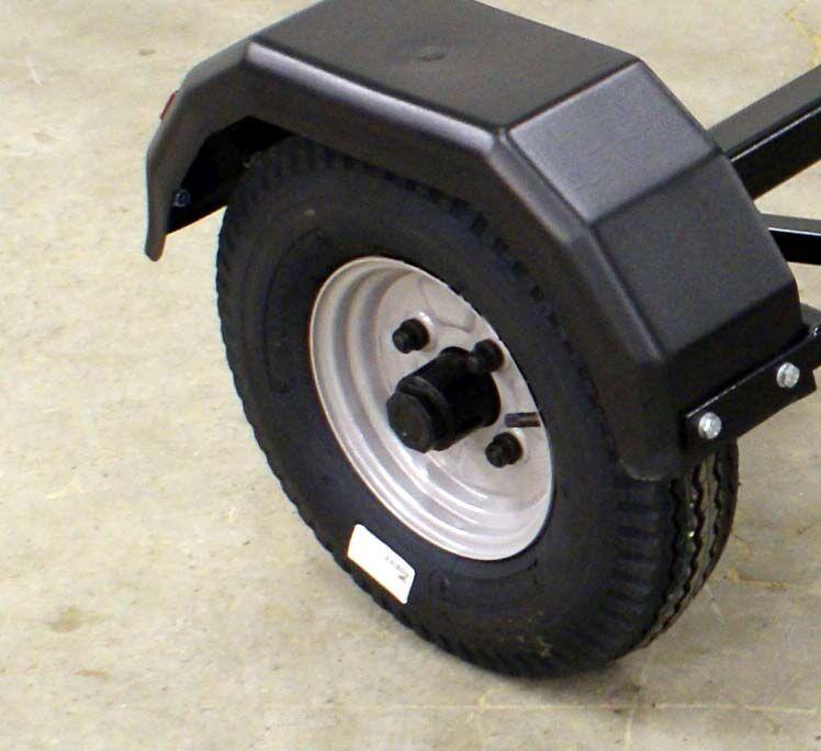 TRAILER TYRE 5.00/5.00-10 +Rim, 60mm BORE / EACH / WHEEL thumbnail 2