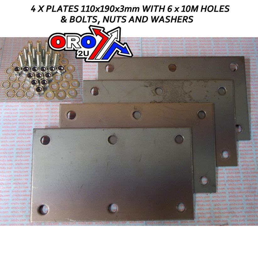 AXLE 4x PLATE'S & BOLTS KIT thumbnail 2