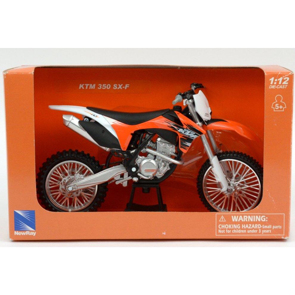 MODEL DIE CAST KTM 350 SX-F, SCALE 1:12, NEW RAY 44093 thumbnail 2