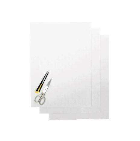 PK/3 THICK BACKING SHEETS, CLEAR BLACKBIRD 5051/80, 47x33cm PER SHEET
