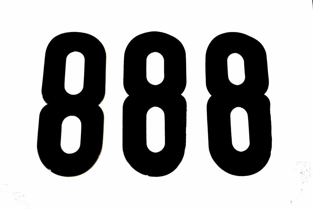 8 THICK BLACK 8 [x3] image 1