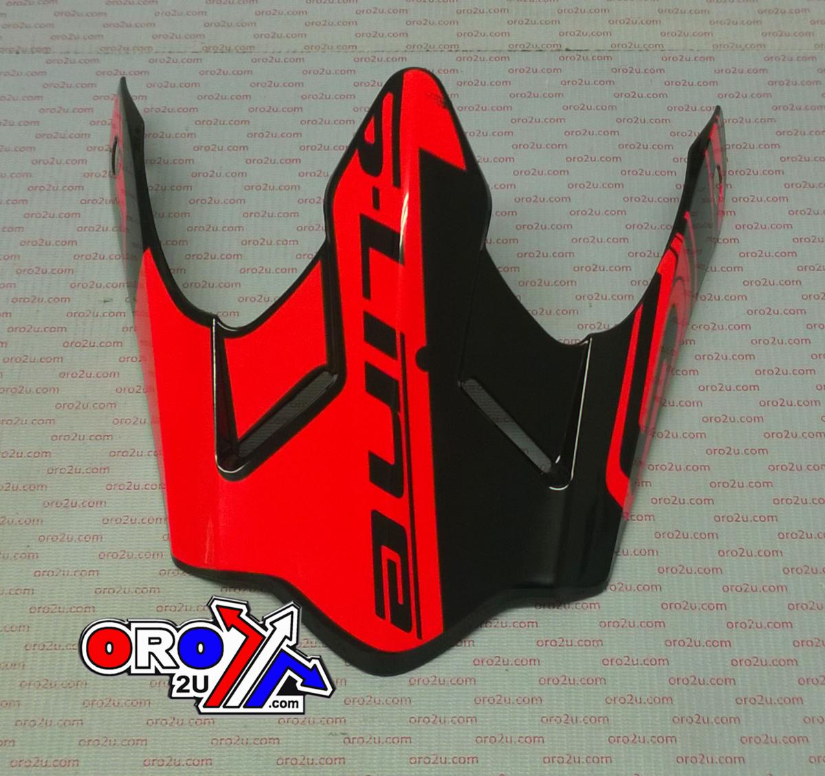 HELEMT PEAK BLACK/RED, S813N PEAK CRO1GAC03 thumbnail 2