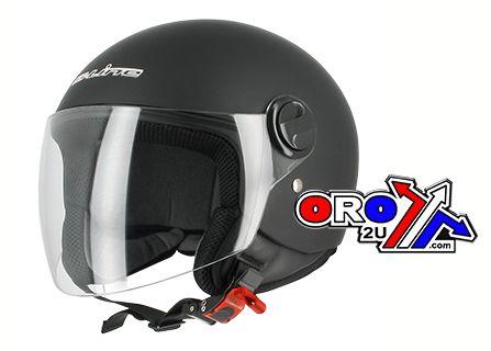 HELMET ROAD XS 54 MATT BLACK, HALF JET VISOR S-LINE S740, DEC1F1001 thumbnail 2