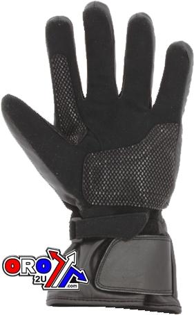 GLOVE BLACK LEATHER LARGE GAN820L