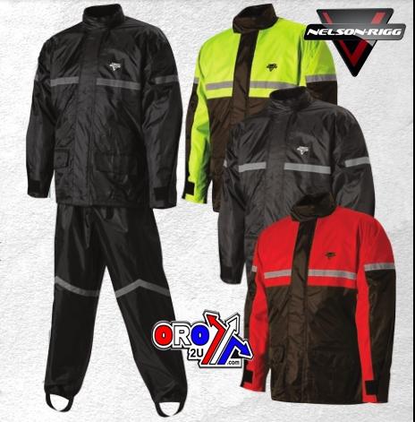 StormRider RAINSUIT BK/YE SMAL, NELSON-RIGG BLACK/YELLOW, SR-6000-HVY-01-SM