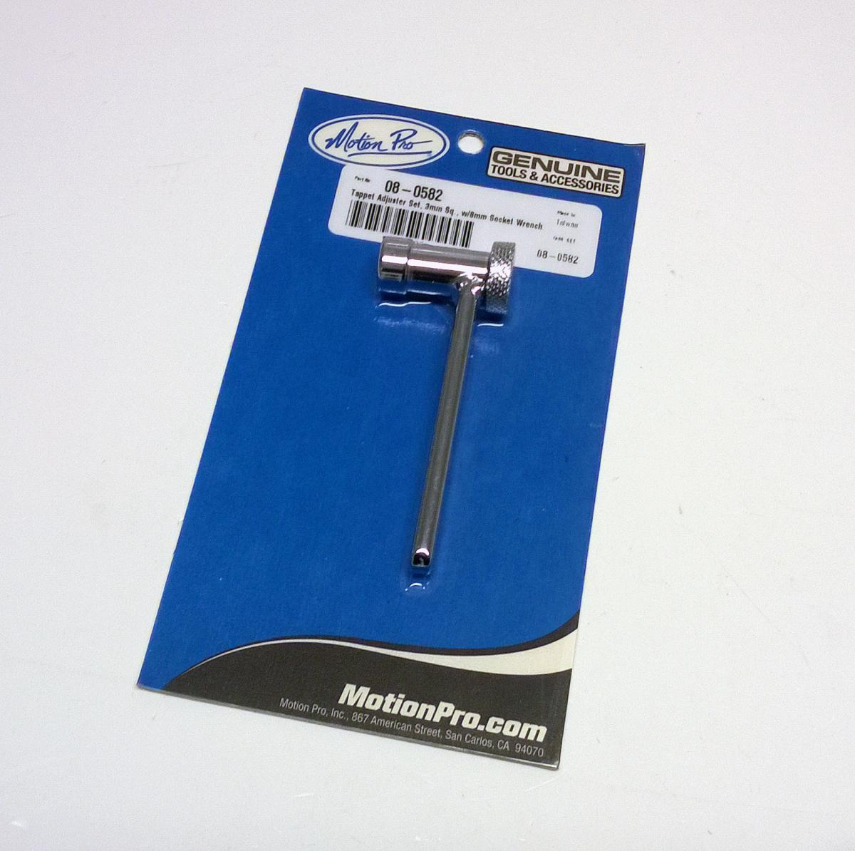 TAPPET ADJUSTER 8mm WITH 3mm SQUARE TYPE ADJUSTER MOTION PRO 08-0582 thumbnail 2