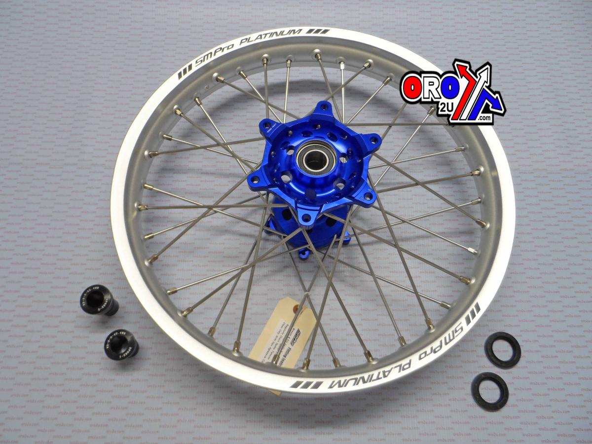 19x2.15 WHEEL YAM SI/BE RACE, HUB BLUE, RIM SILVER, SM PRO RACE SP08204810099 thumbnail 3