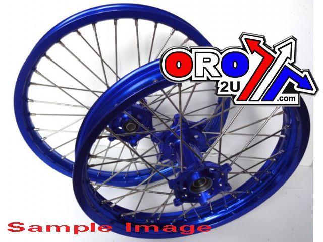 19x2.15 WHEEL YAM GLOSS BE/BE PLATIN, BLUE HUB WITH BLUE RIM, SP074.04.81.04.00 MX-4022 thumbnail 2