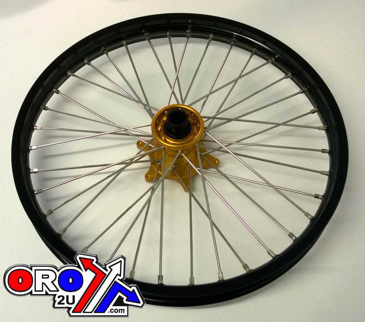 21x1.60 WHEEL KTM BK/GD, BLACK RIM, GOLD HUB thumbnail 2