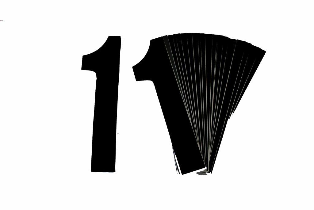 1 BLACK 8No.20cm. PACK image 1