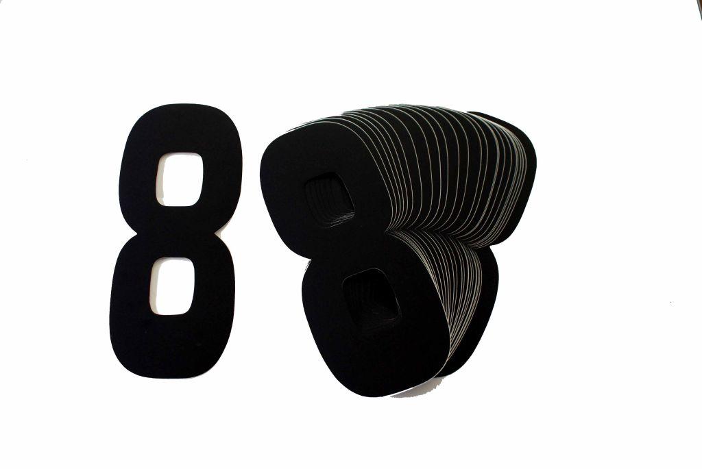 8 BLACK 8No.20cm. PACK image 1